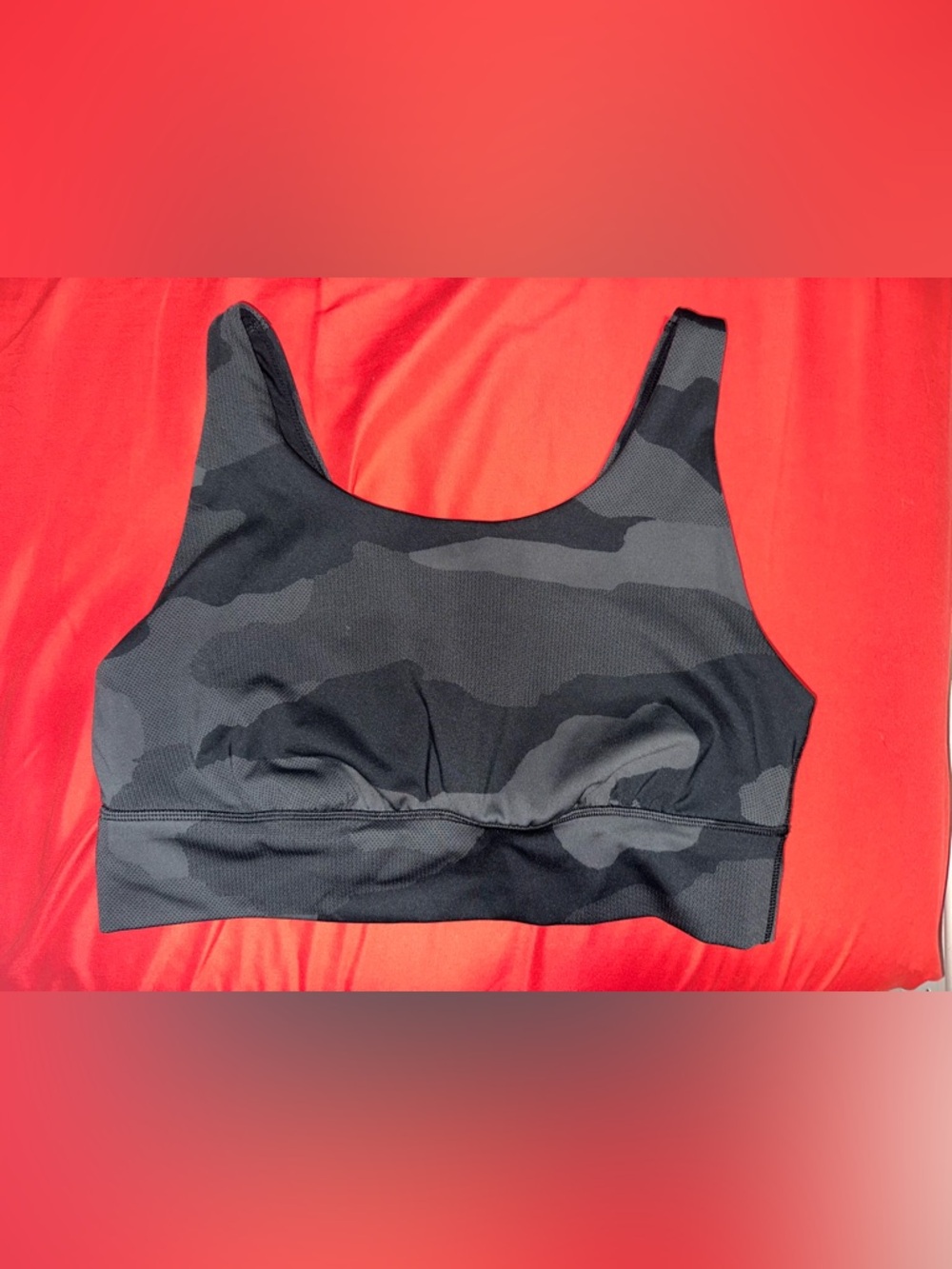 Black Camo Sports Bra - Aerie